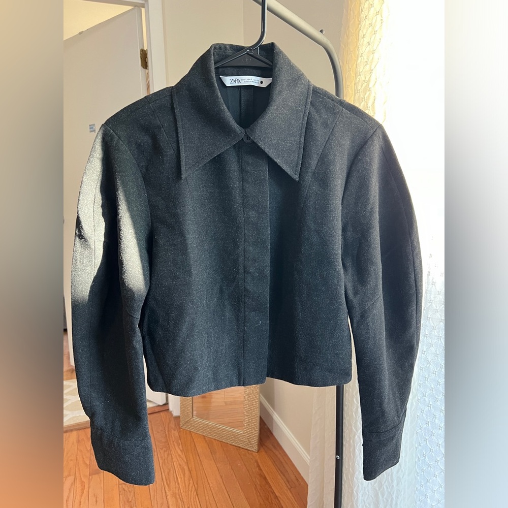 Wool cropped tshirt